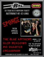 Flyer for Sponge show 